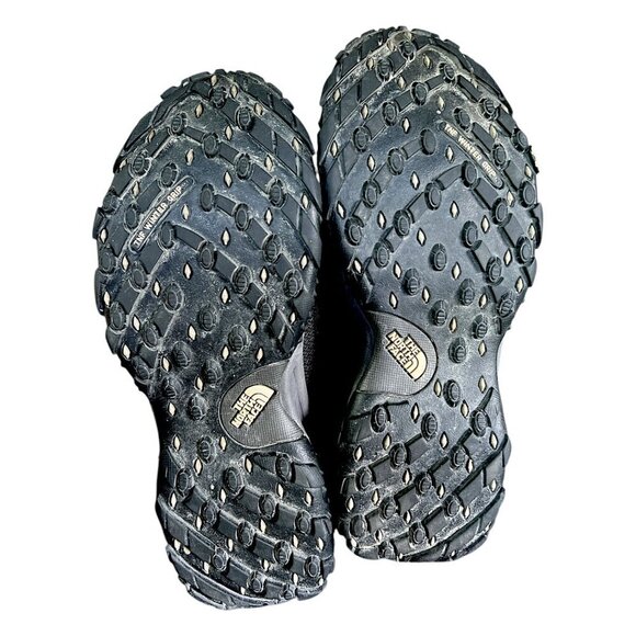 The North Face Nuptse Goosedown Mid Calf Snow Boots Faux Fur Trim Size 8.5 - Picture 4 of 10